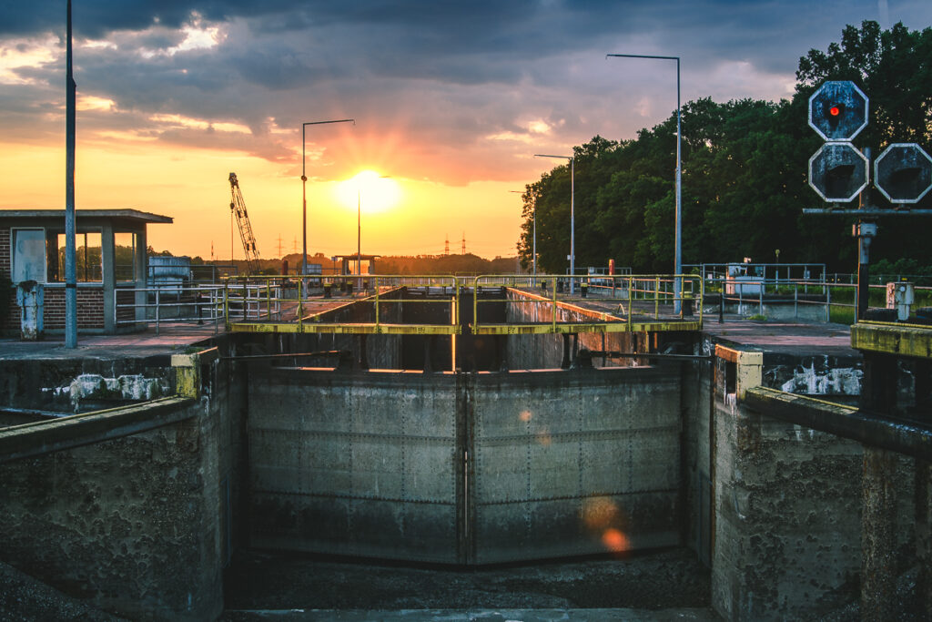 Die alte Gleesener Schleuse